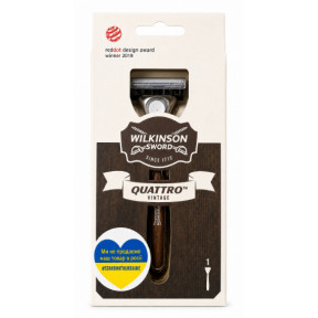 Чоловіча бритва Wilkinson Sword Quattro Vintage, 1 шт
